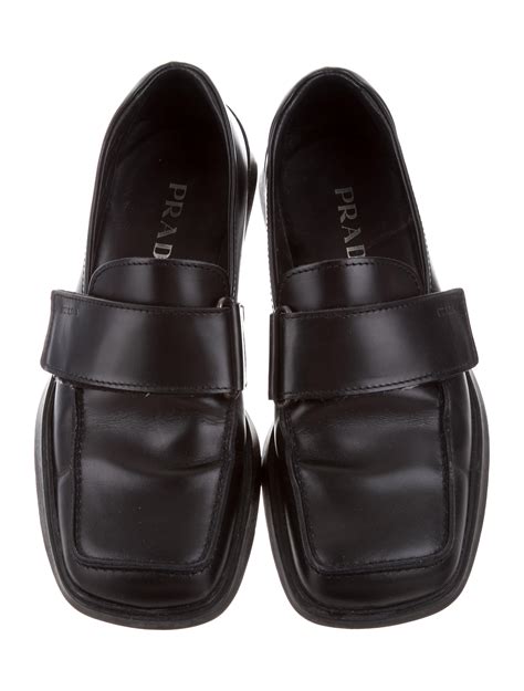 prada square toe clogs